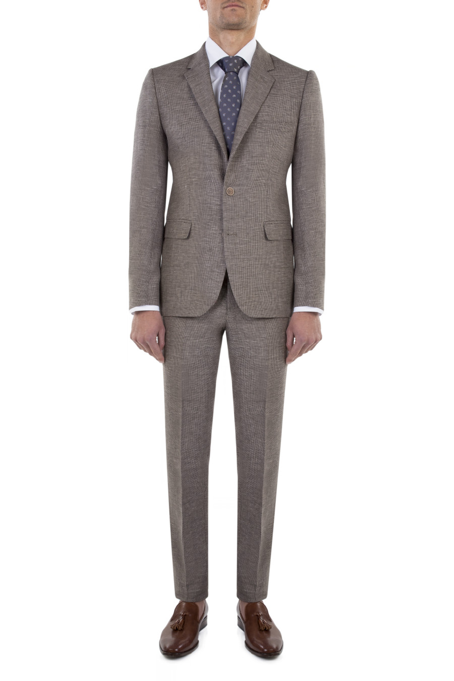 wool and linen suit