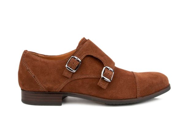 Light Brown Suede Leather Monkstrap (1)