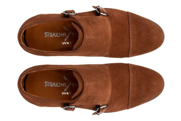 Light Brown Suede Leather Monkstrap (2)