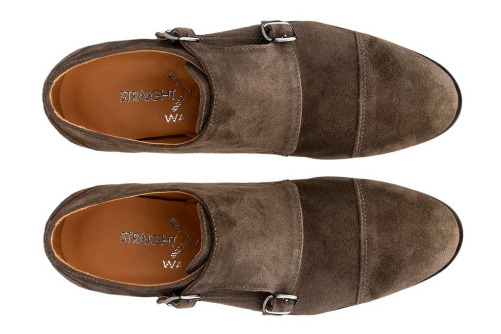 Olive Suede Leather Monkstrap (1)